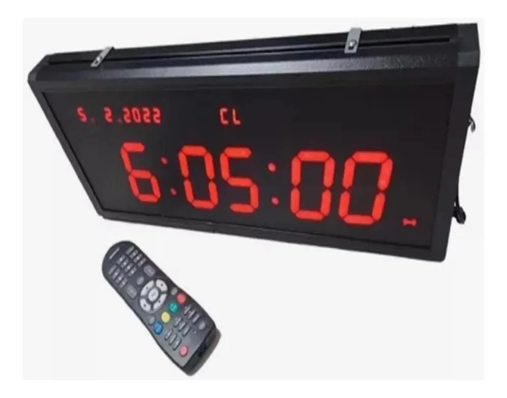 Cronômetro Relógio Parede Digital Led 48/18 Timer Academia