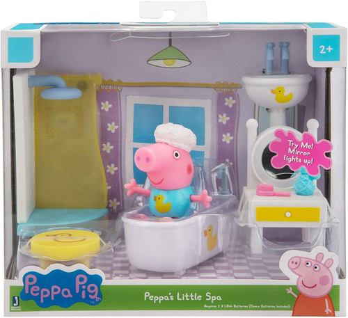Peppa Pig Playset Peppa Hora Del Baño Accesorios Y Luz