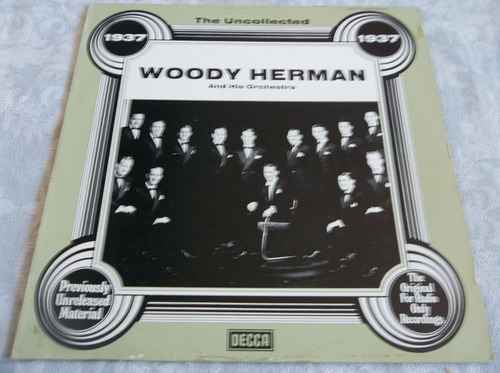 Woody Herman - 1937 The Uncollected - Lp Vinilo Decca Jazz