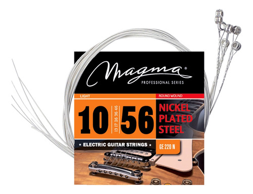 Encordado Guitarra Electrica De 7 Cuerdas Magma Nickel