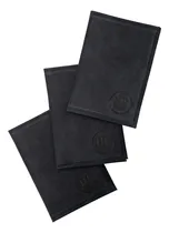 Comprar Kit 3 Carteiras Porta Passaportes De Couro Legitimo Cartao 