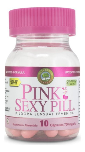 Pink Sexy Pill Pildora Sensual Femenina 10 Caps Blinlab Sfn