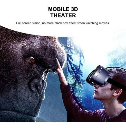 Oculos Realidade Virtual 3d Vr Para Smartphones Jp382 A