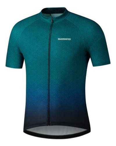 Camisa Ciclismo Masculina Shimano Team Jersey Verde/azul