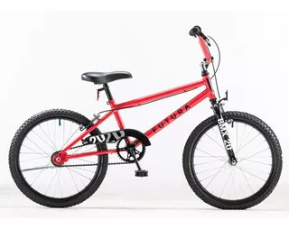 Bicicleta Rodado 20 Futura Bmx Roja
