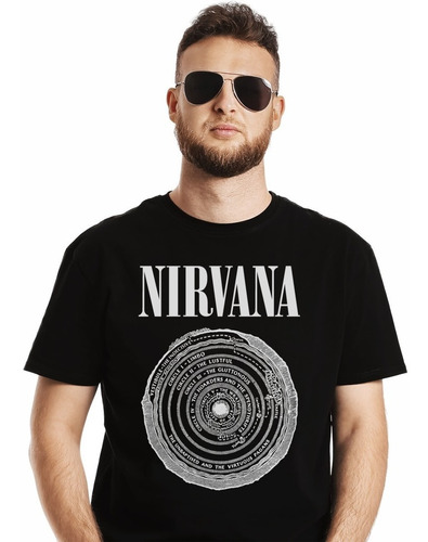 Polera Nirvana Infierno Rock Impresión Directa