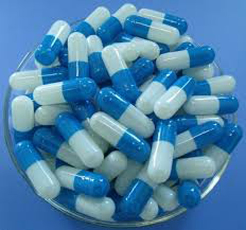 Capsula Vacía Azul / Blanco # 0