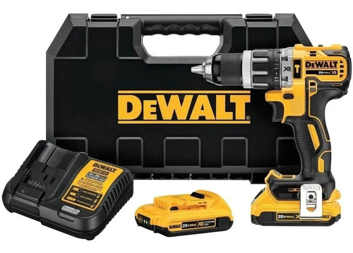 Taladro Percutor Inalámbrico Dewalt Dcd796d2 C/ Accesorios