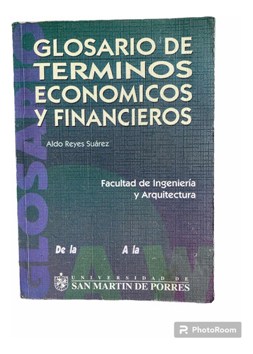 Yh Glosario De Términos Económicos Y Financieros Libro Unsmp