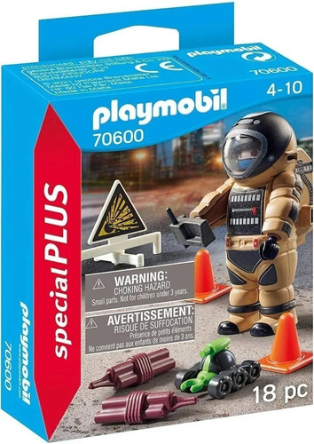 Playmobil Policia Operaciones Especiales 18 Pzas 70600 