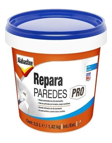 Alabastine Repara Paredes Pro 2,5 L Alba Mm