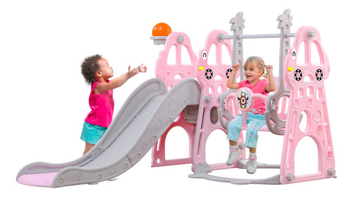 Juego De Tobogán Y Columpio Para Niños 4 En 1 Color