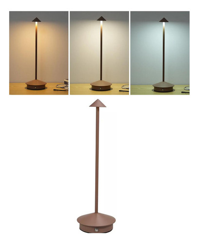 Lámpara De Mesa Con Control Táctil, 3 Modos, Usb, Led, Decor