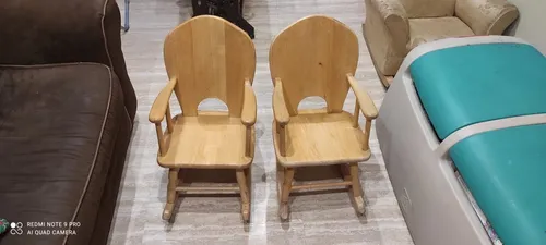 Mecedora En Madera Para Niños (Usado)