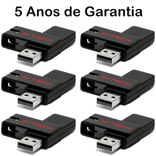 Kit C/ 100 Pen Drive 8 Giga 5 Anos De Garantia  Utech