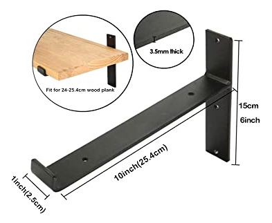 Soporte Flotante De Acero Para Montaje En Pared Resistente