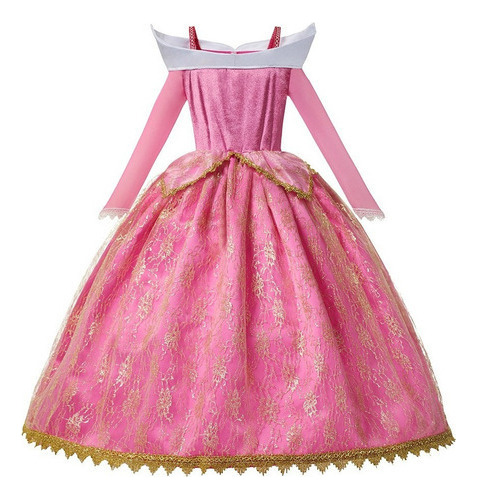 Vestido De Princesa Fiesta Para Niñas Bella Durmiente Aurora