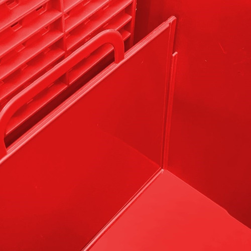 Cubeta Con Exprimidor 20l Color Rojo