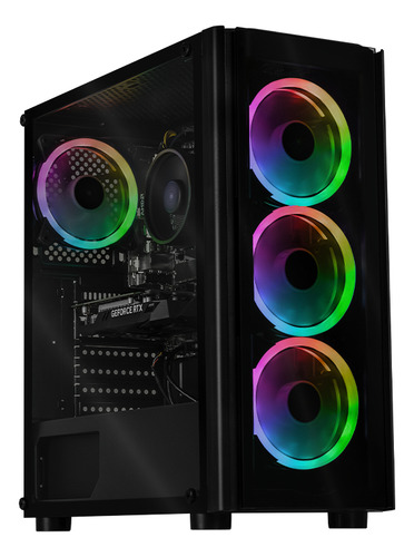 Xtreme Pc Geforce Rtx 3050 Ryzen 5 16gb Ssd 1tb Wifi Black