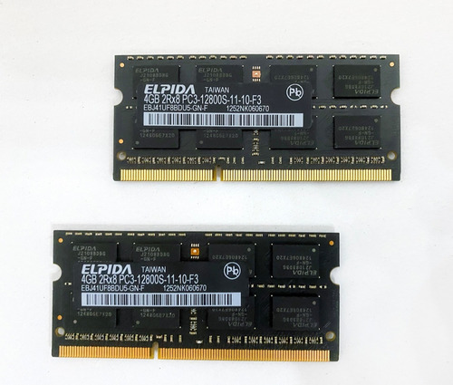 Memoria Ram 8gb Kit (2x4gb) Elpida Originales iMac 21,5