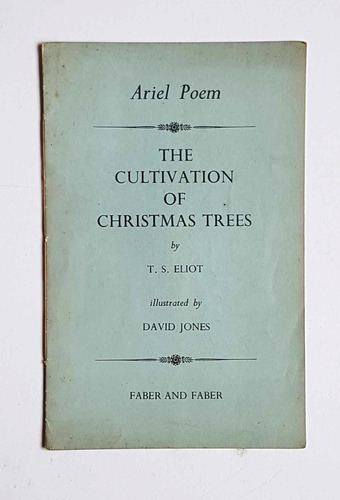 Poema Inglés: The Cultivation Of Christmas Trees, T.s. Eliot