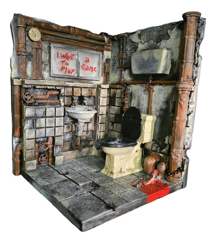 Saw Neca Tamaño Maqueta Diorama Para Escala Neca O Similares