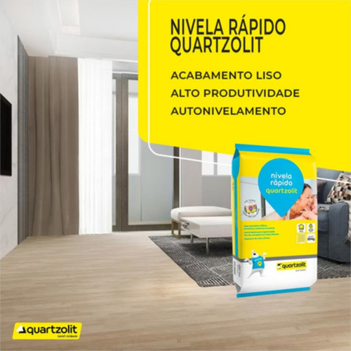 Nivela Rápido Quartzolit Argamassa Autonivelante