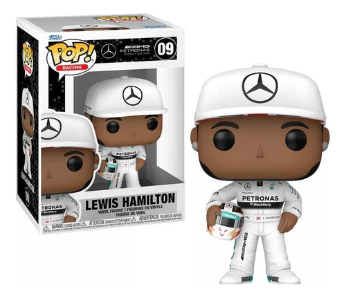 Funko Pop Lewis Hamilton # 09 Mercedes Amg Petronas F1