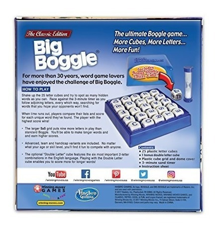 Winning Moves Games Big Boggle, The Classic Edition