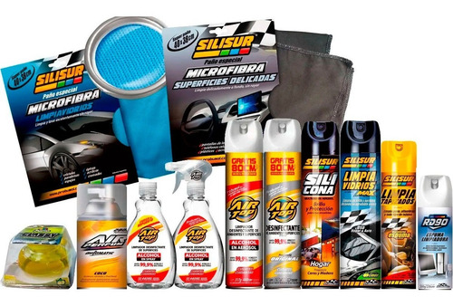 Imagen 1 de 2 de Super Kit Hogar Desinfección 12 Productos De Limpieza