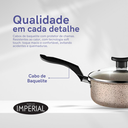 Conjunto Panelas 17 Pc Antiaderente Panela Pressão 4,5l