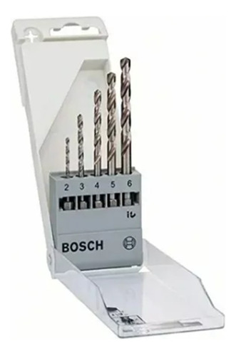 Set Mechas Metal 2-3-4-5-6 Bosch Hexagonal 2608595517 Acero