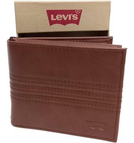 Billetera Bifold Levis Para Hombre Color Camel