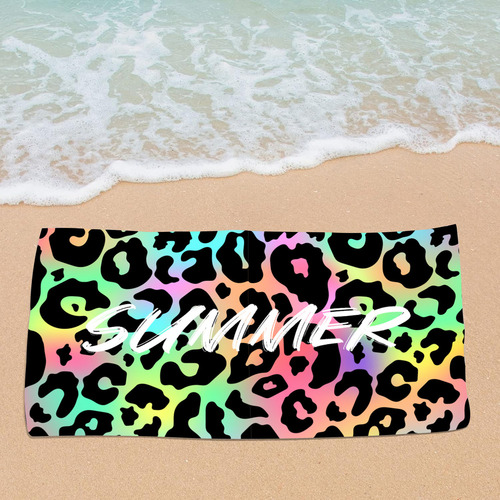 Toalla De Playa Estampada En Microfibra, Spot Style1 Tks
