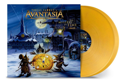 Lp Duplo Avantasia - The Mystery Of Time Gold Vinil 10th An. Versão Do Álbum Edição Limitada