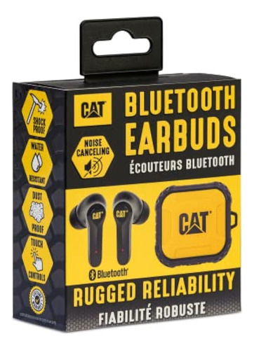 Cat Bluetooth Noise Canceling Earbuds- Auriculares Inalámbri