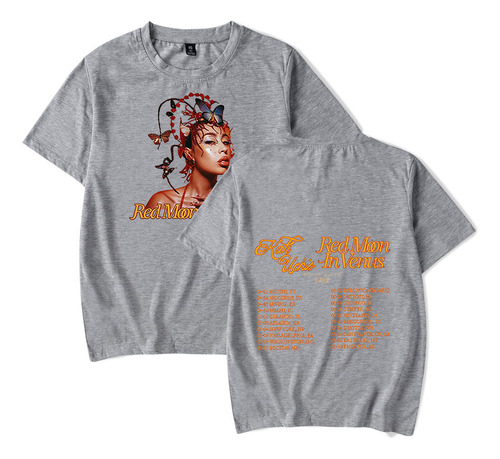 Camiseta Merch Red Moon In Venus De Kali Uchis, Nuevo Logoti