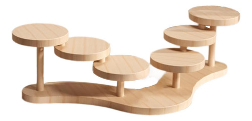 Soporte De Madera Para Cupcakes De Diseño Único Doble Cara