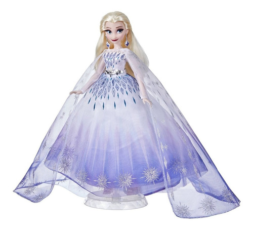 Muñeca Elsa Frozen Style Series Disney Vestido De Nieve