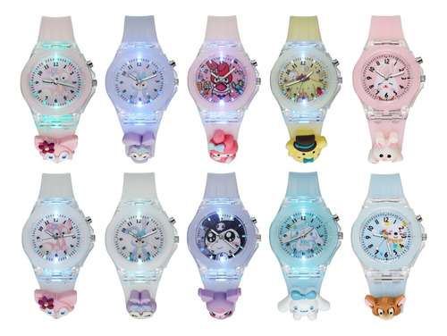 20 Relojes Infantil Muñeca Color Jelly Suave Regalo.mayoreo