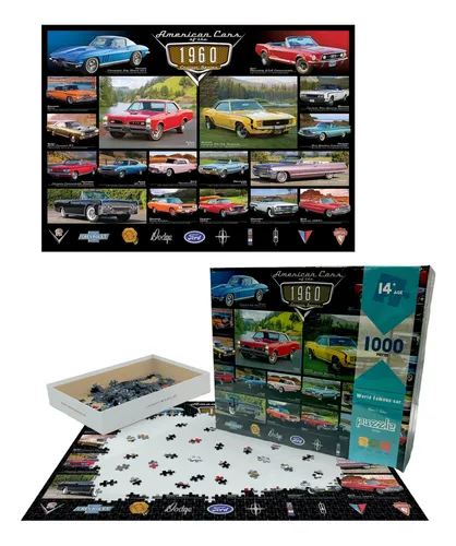 comprar Puzzle X1000 Pzs Rompecabezas Serie D Autos Americanos 1960 