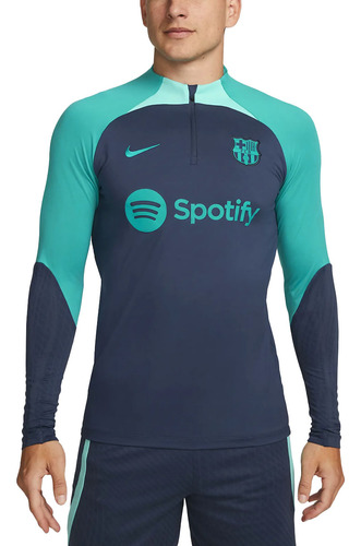 Buzo Medio Cierre Del Barcelona Nike 100% Original!!! (Usado)