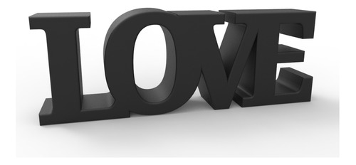 Escultura Decorativa Amor Love Impreso 3d Pla V2