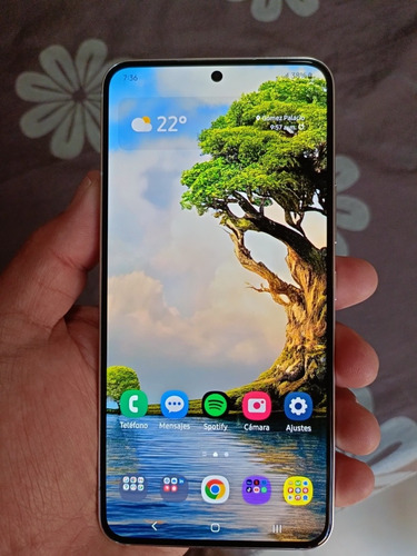 Celular Samsung S22 5g Blanco 128 Gb 8gb Ram (Usado)