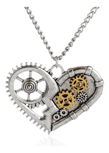 Steampunk , Reloj, Engranaje, Colgante Para Unisex