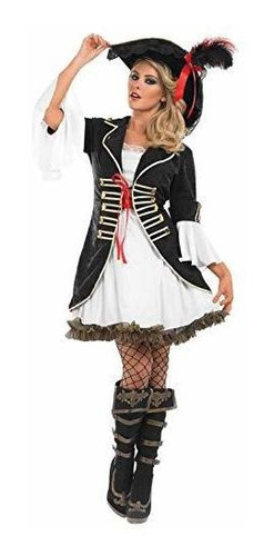 Disfraz De Capitán Pirata Para Mujer Vestido De Líder De Pir