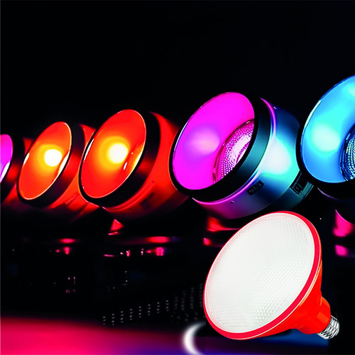 Foco Led Par 38 Aksi Ip65 De 12w Luz Blanca Color De La Luz Roja