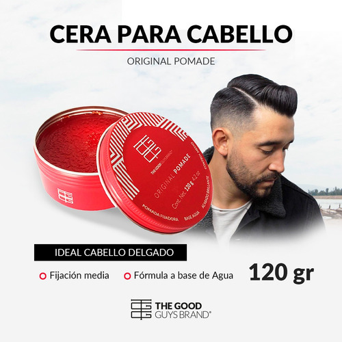 Cera Para Cabello Hombre The Good Guys Original Pomada 120g