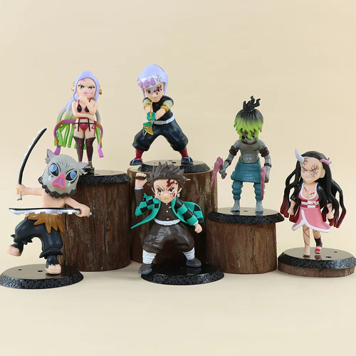 Figura De Acción Demon Slayer Nezuko Tanjirou Zenitsu, 6 Uni