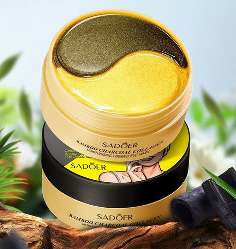 Parches Hidrogel Para Eliminar Ojeras Sadoer De Colágeno Carbón De Bambú Día/noche